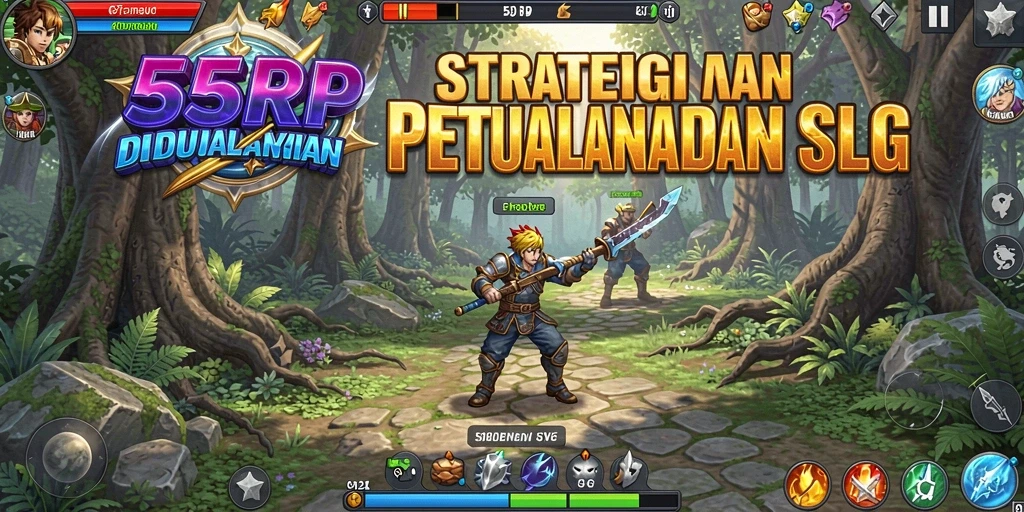 Menampilkan pertempuran strategis dan pembangunan kota di 55RP.