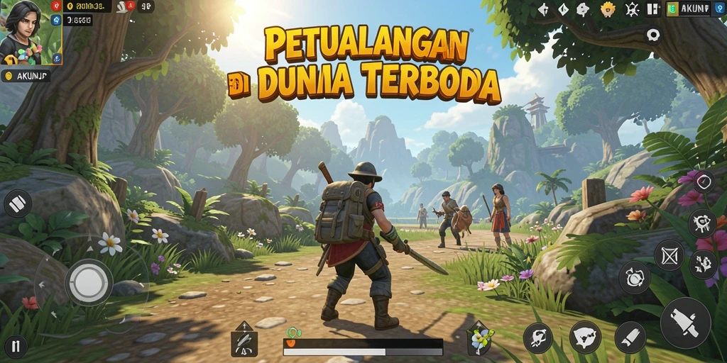 Tampilan gameplay seru dan menakjubkan dari AKUNJP.