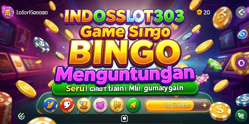 Tampilan gameplay menarik dari INDOSLOT303 dengan suasana Bingo yang menyenangkan.