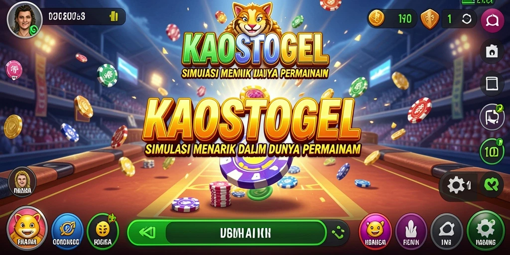 Tampilan gameplay KAOSTOGEL yang menarik dan interaktif.