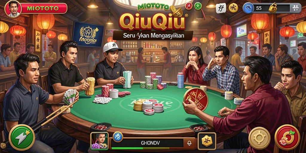 Screenshot utama MIOTOTO menunjukkan gameplay QiuQiu yang seru.
