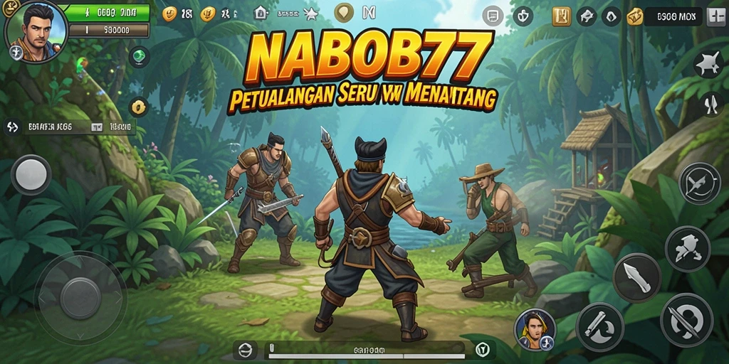 Tampilan gameplay NABOB77 yang penuh aksi dan tantangan mendebarkan.