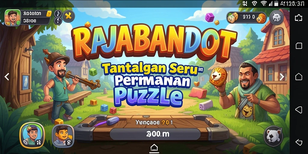 Gameplay seru di RAJABANDOT dengan tantangan puzzle.