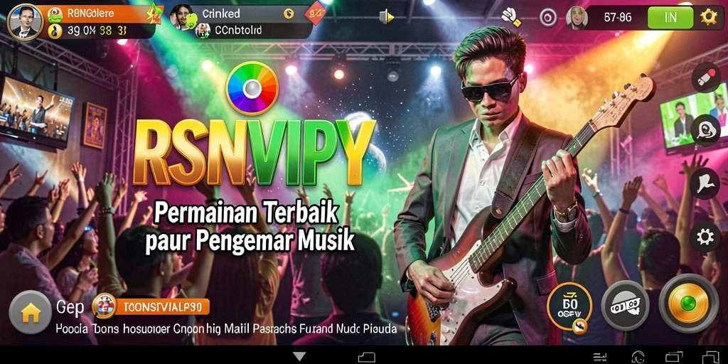 Screenshot gameplay RSNVIP8 menampilkan pemain yang sedang asyik bermain musik.