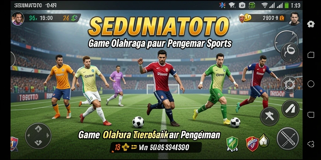 Gameplay seru SEDUNIATOTO dalam olahraga kompetitif.