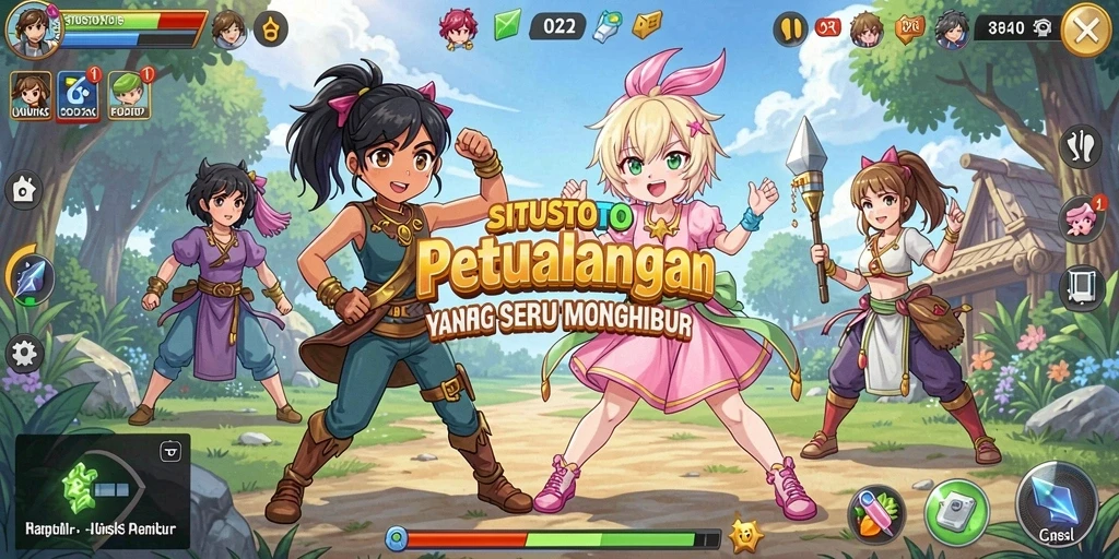 Tampilan menarik dari gameplay SITUSTOTO dengan karakter anime ikonik.