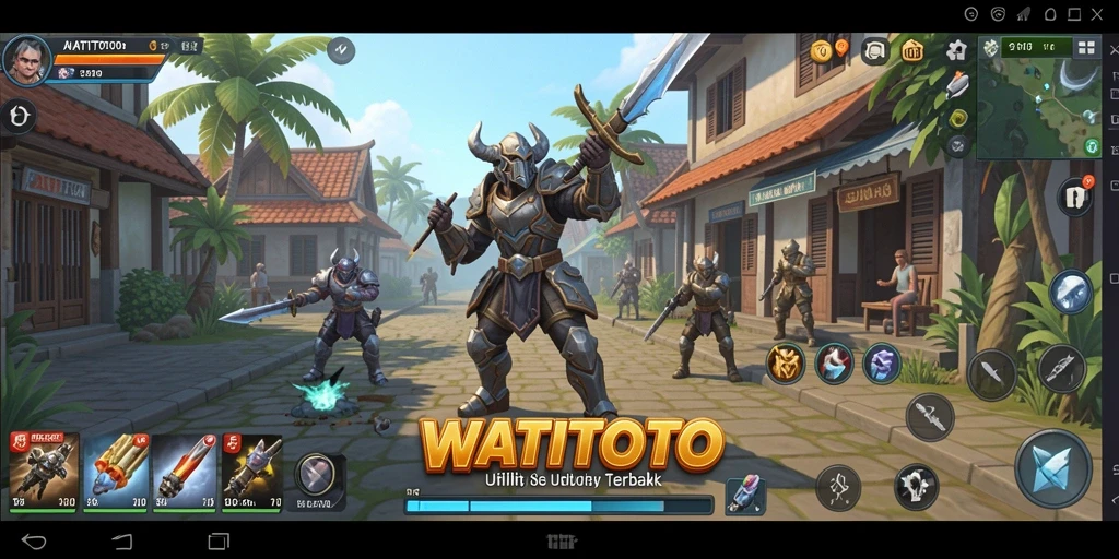 Screenshot utama WATITOTO memperlihatkan fitur pengingat yang efisien.