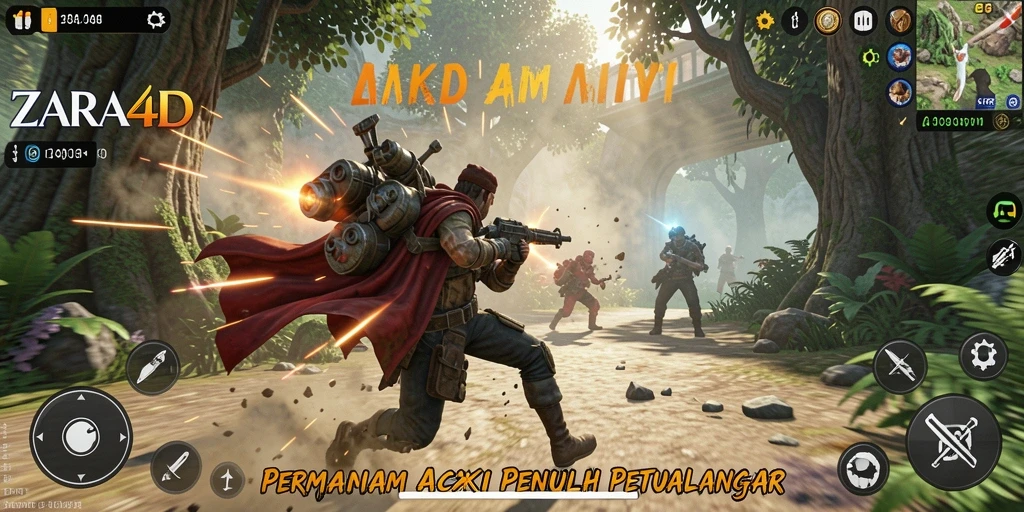 Tampilan gameplay ZARA4D yang mendebarkan dengan aksi seru.
