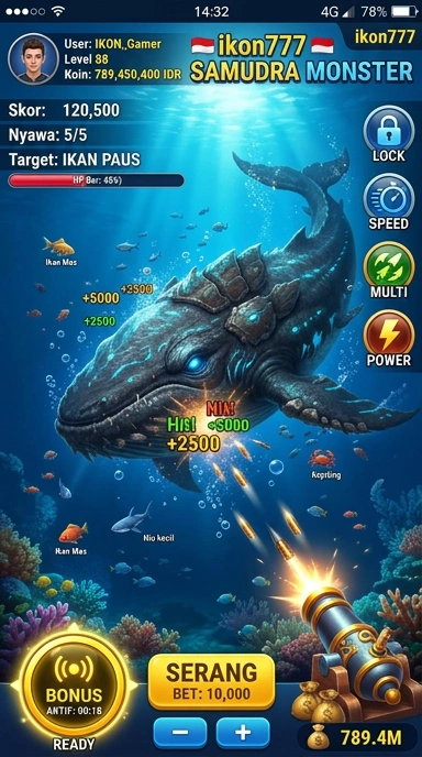 Screenshot aplikasi di ikon777 dengan berbagai pilihan aplikasi menarik.